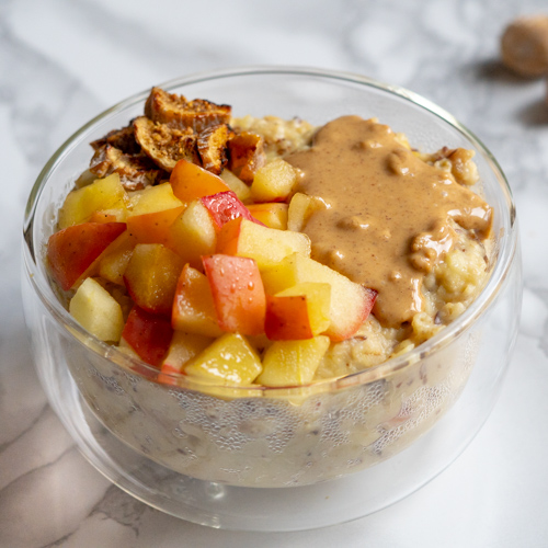 Warme havermout met&nbsp;appel