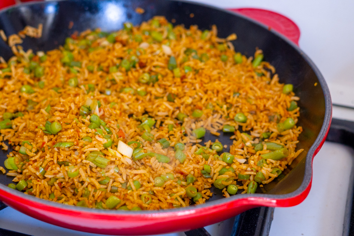 Gebakken curry rijst – foodfronteras